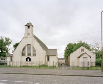 View from N showing church and 1934 church hall.