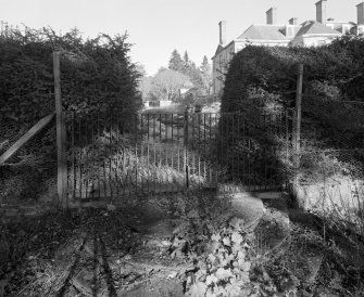 Formal Garden. Detail of West terrace South gate