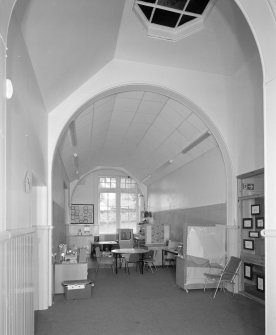 Interior.
Detail of E hallway.