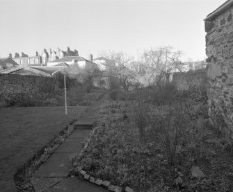 View of garden from South East showing central path