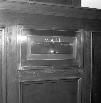 Interior. 6th floor Detail of internal mail box