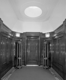 Interior. 7th floor Detail of board room entrance lobby