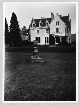 View of house and sundial