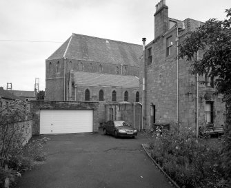 View from North West showing rear of presbytery, lady chapel and apse