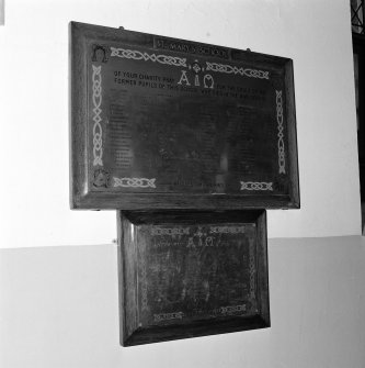 Detail of war memorial plaque
