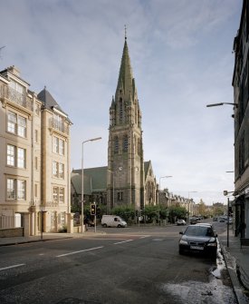 View from North West showing setting in the street