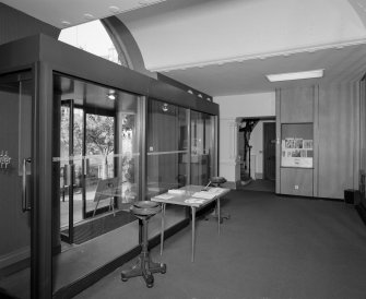 Interior. View of entrance lobby from South