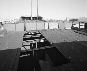 View from S along deck