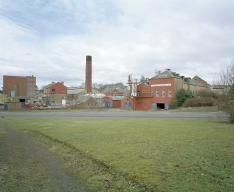 General view of entire site from E