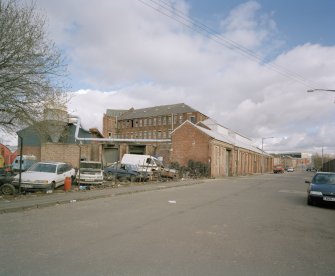 General view from W along Barrowfield Street