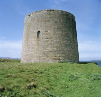 View of tower from N