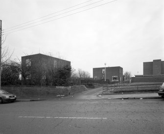 View of Janitors Houses from West