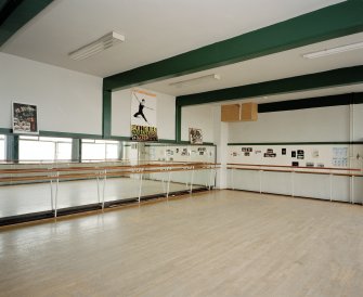 View of ground floor Dance Studio From South