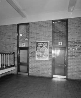 Detail of toilet doors