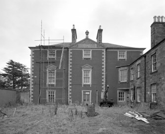 View of main building from N.