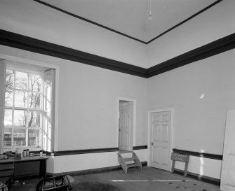 View of first floor SW room from E.