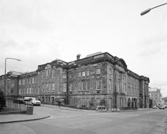 Thomsons Land. Holyrood Road frontage from South West
