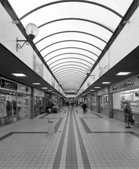 View of Great Junction Street mall from North.