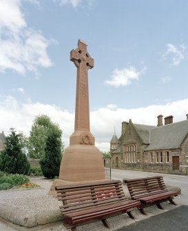 View of War memorial from North West