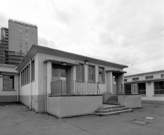 Detail of E range toilet block