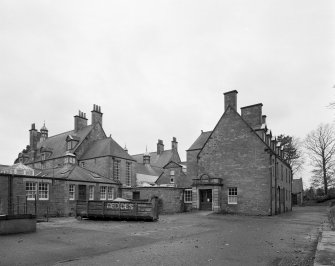 View of rear of hospital block from NE