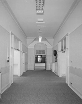 Interior. View of ground floor ward in hospital block.