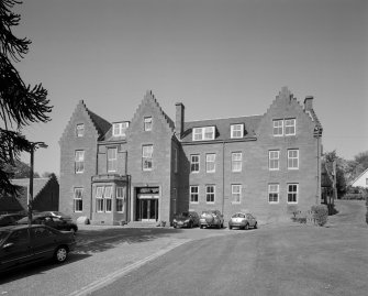 Trust Offices. View of front from SE