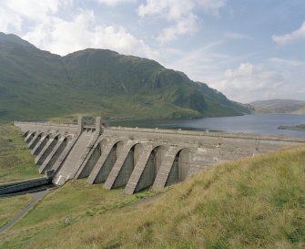 View of dam from SE.