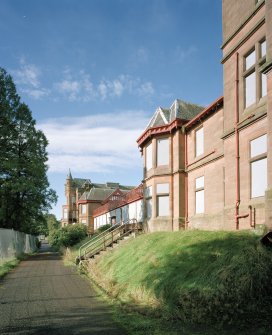 View of Villa Block 3 & 2 from East