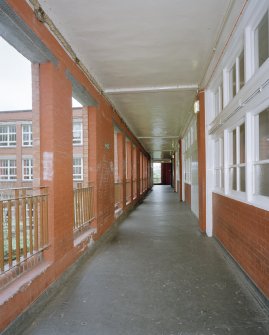 View of covered external walkway