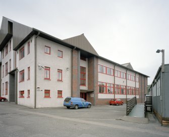 View of new school buildings from North East