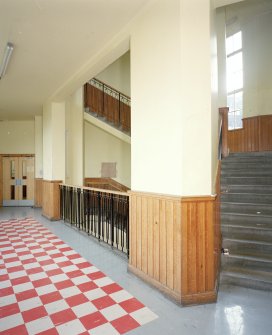 Interior. View of linking staircase hall