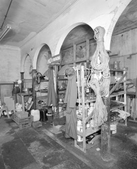 Interior.
View of stalls.