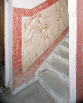 Interior.
Detail of staircase decoration.