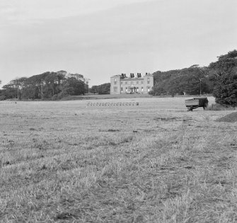 Distant view from drive to South