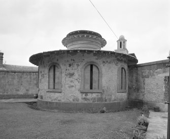 View of ice house from South