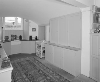 Lower ground floor view of butlers pantry, present kitchen from South