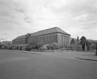 View of Lawton Road frontage from South West