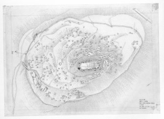 Tap O'Noth, photographic copy of drawing of the fort.