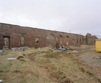 View of S side of courtyard from NE