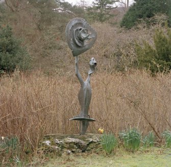 Detail of garden sculpture