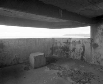 Interior. View of observation post