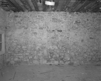 Interior. Room LG-10 View of East wall