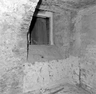 Interior. Room LG-14 Detail of blocked opening