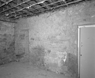 Interior. Room LG-16 View of West wall