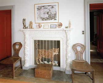 Inner Hall, detail of fireplace