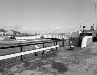 Inverness, Muirtown Swing Bridge over Caledonian Canal
Oblique general view from south of west side of bridge