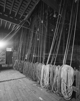View of fly floor, prompt side.