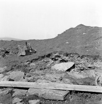 Ness of Burgi rampart excavation