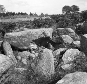 Woodhead, Resolis; detail of chamber.